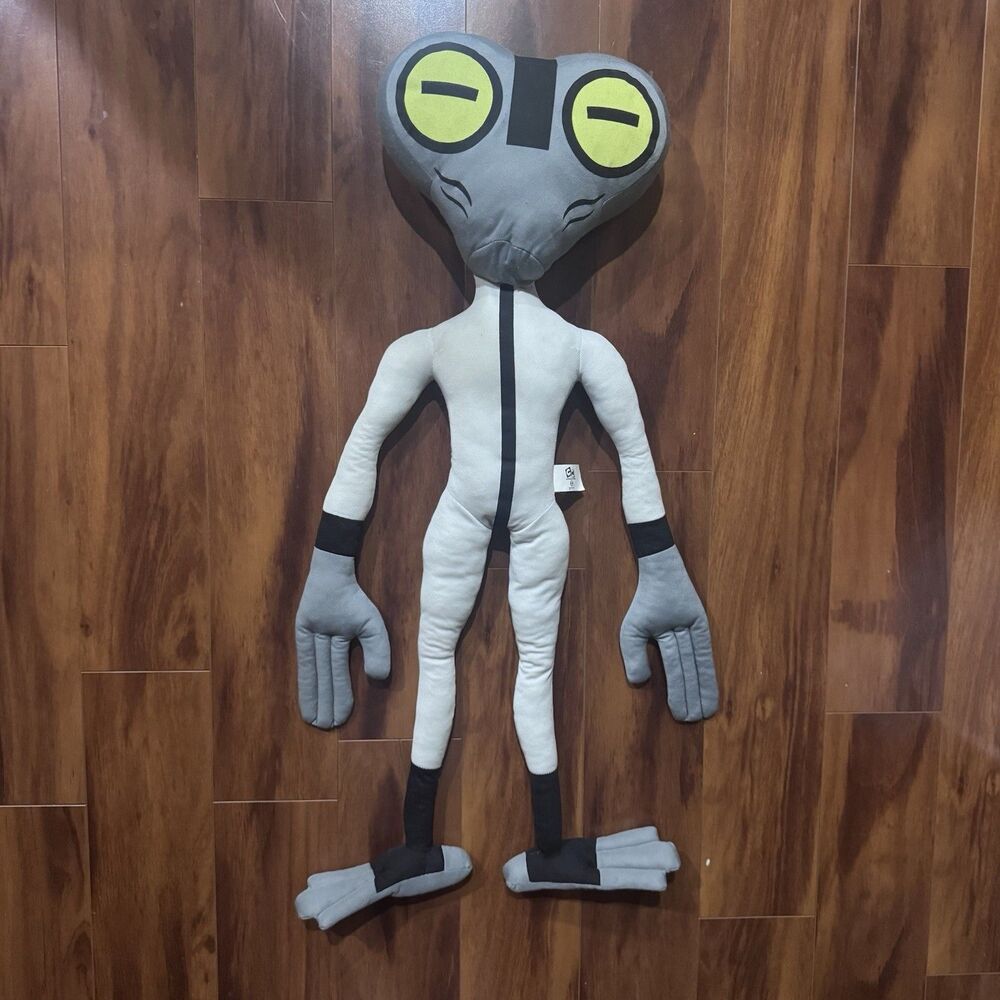 RARE 2009 Ben 10 Grey Matter 36” Giant Plush Kellytoy Cartoon Network Alien HTF